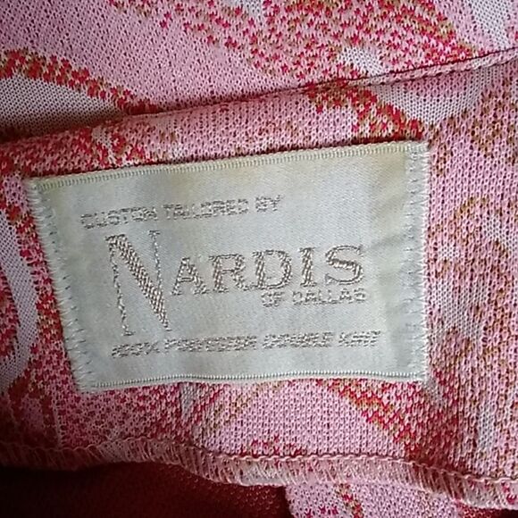 VTG,60s,70s Nardis  Custom Tailored By Nardis Of Dallas Women Dress Size SM - Picture 10 of 14